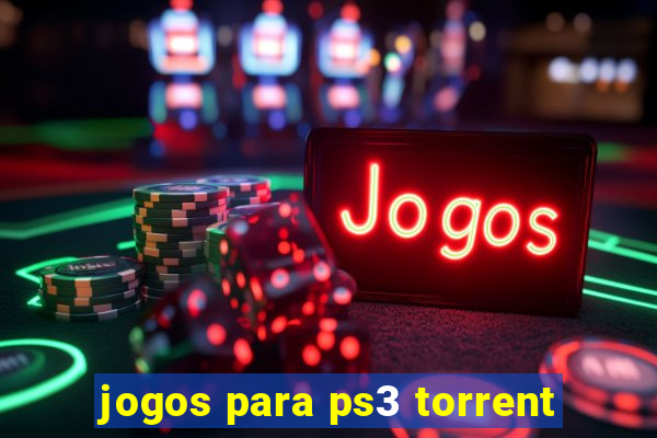 jogos para ps3 torrent